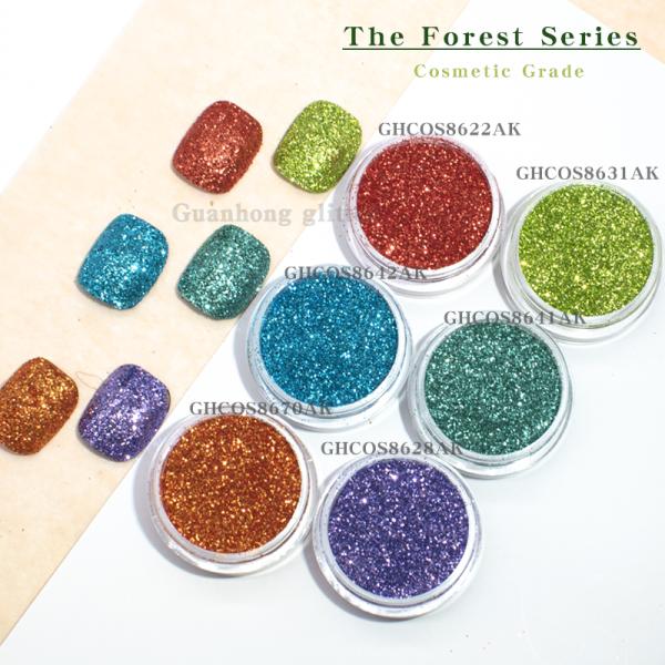 Superflash PET Fine Loose Eye Glitter Powder Titanium Coating For Halloween Makeup