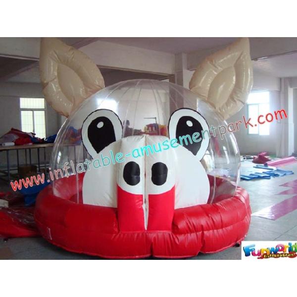 Outdoor Commercial grade 0.55mm (1000D, 18 OZ) PVC Tarpaulin Jumping Castles for Kids
