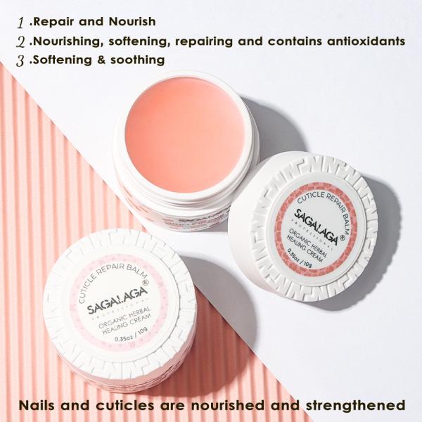 Professional Nail & Cuticle Balm for Strong Smooth Nails Prevent Dry and Damaged Cuticles Hand Care Cream