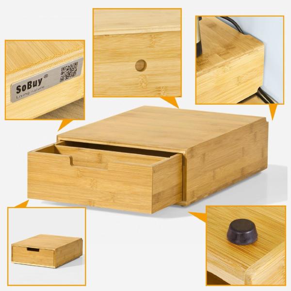 newest bamboo coffee pod drawer k cup drawer