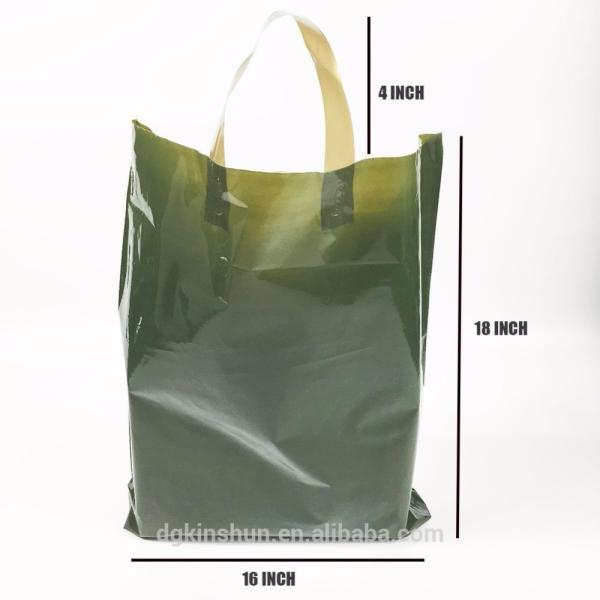 Feito sob encomenda próprio Logo Printing Cheap Gift Plastic cortou o saco de compras do Hdpe