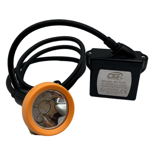 Fabrica direta KL10M IP68 Lâmpada de capacete 25000Lux Lâmpada de tampa de mineração LED Lâmpada de minério