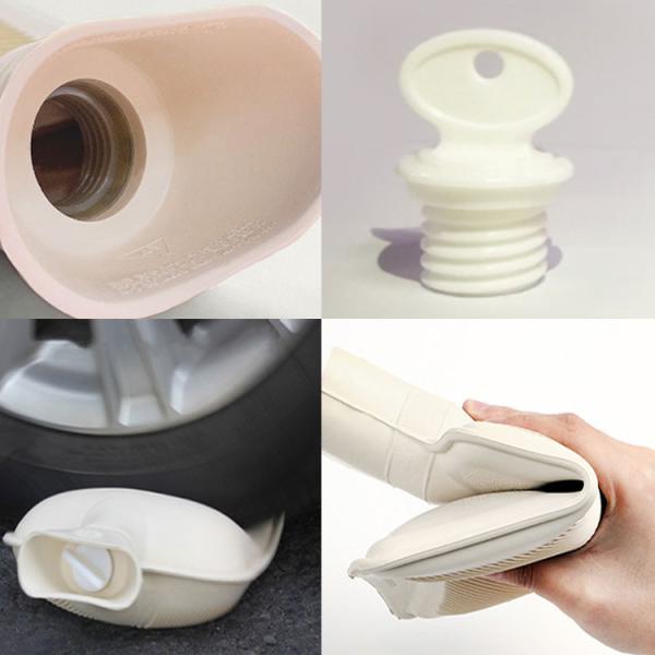 Связанные прочные покрывают горячую резиновую сумку 1000 Ml