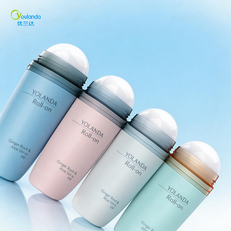 Lightweight Plastic 50ml Empty Roll On Bottle Suitable for Essential Oils and Deodorant Formulations with Smooth Roller
