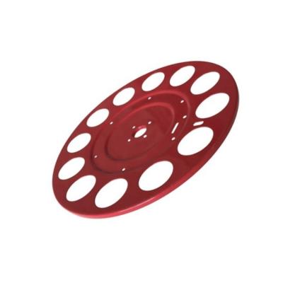 Red Powder Coating Custom Sheet Metal Fabrication , Deep Drawn Sheet Metal Components