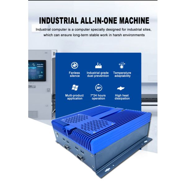 7/ 8/ 10/ 11/ 12/13/14th-i3 / I5 / I7 Industrial Embedded Fanless Mini Box PC With 2*LAN, 6*USB, 6*COM, 1*HDMI, 1*VGA, GPIO