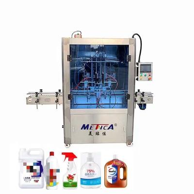 máquina de enchimento detergente líquida do bocal da máquina de engarrafamento 4 do champô 1000ml