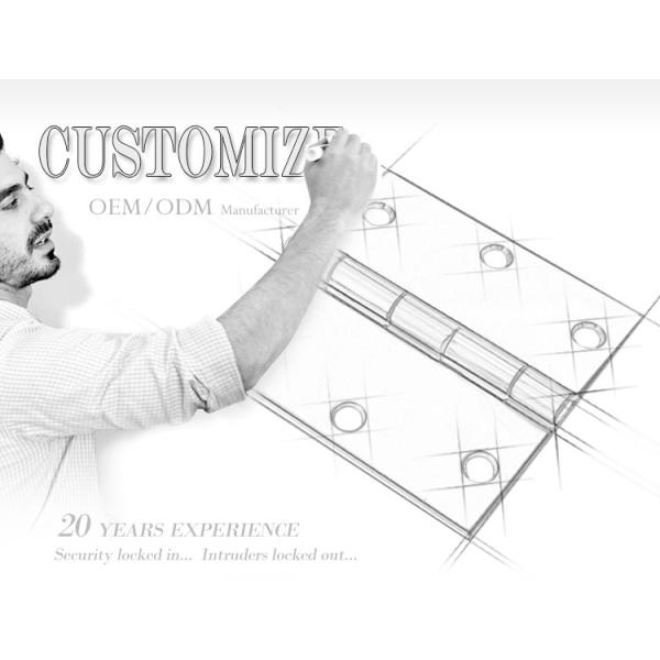 Round Edge Lift Off Ss Door Hinges Satin Nickel Door Hinges Anti Corrosive