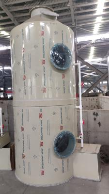 Vertical Circulating Water Spray Treatment Gas Treatment Equipment With Hollow Core Or Full Cone Nozzles