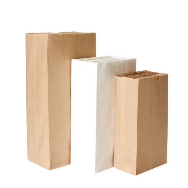 Sécurité1 Grade alimentaire Sacs en papier SOS Sacs en papier recyclables à emporter