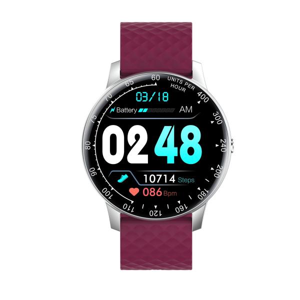 Multicolor Rotatable IP68 Waterproof Heart Rate Smartwatches , Sport Smart Wristband H30