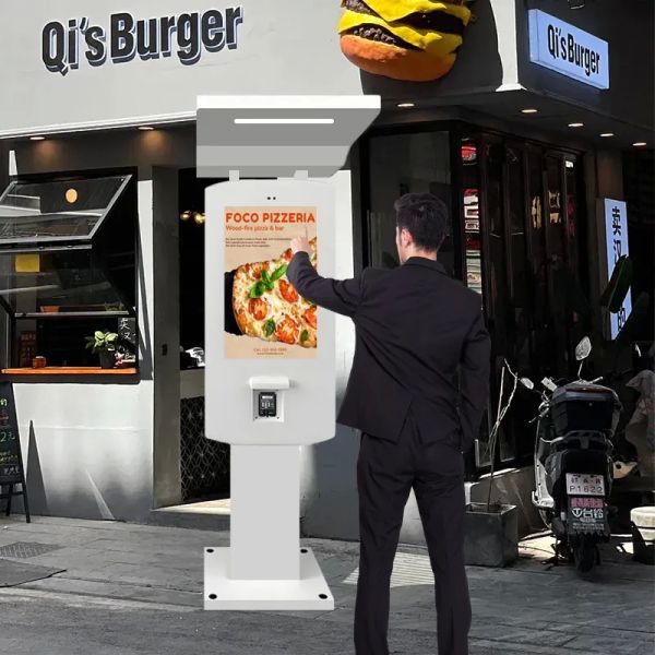 32 Inch Outdoor IP65 Self Service Checkout Kiosk With Aluminum Housing