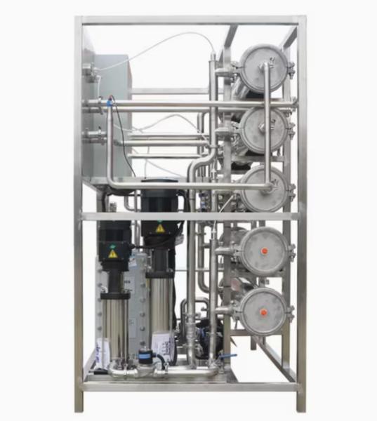 Système de traitement de l'eau EDI avancé avec pompes Grundfos/CNP et commande électrique PLC Siemens S7