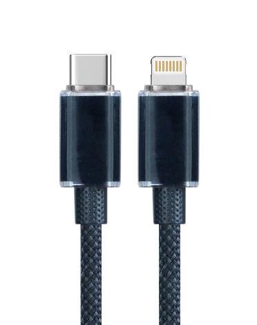 1M 2A 3A Trenzado de A a M a C a L Cable de carga Telefono móvil trenzado USB Un cable de carga para la carga de teléfonos móviles