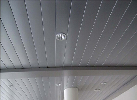Middle Groove Pvc Wall Cladding Board / Waterproof Ceiling Board For Decoration