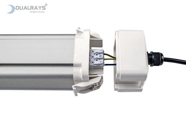 Armazém enlaçável da luz 60W Europa da prova do diodo emissor de luz tri que ilumina IP66 SMD2835 DUALRAYS D5