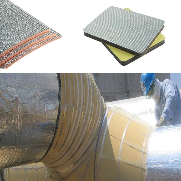Теплоизоляционный материал XLPE HVAC изоляционный пенопокрытый клей и алюминиевая фольга