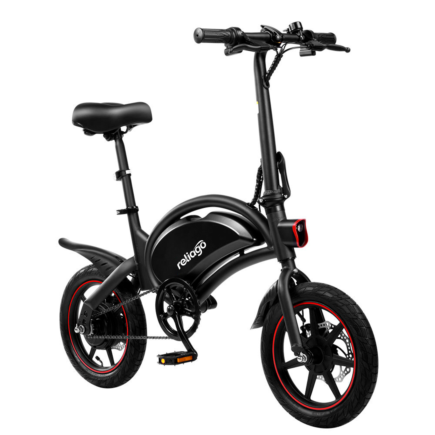 D3F Mini Folding Electric Bike 14 36V 250W City Commuter E-Bike