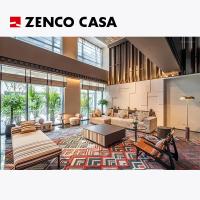 Conjuntos de muebles de ocio para hoteles, incluyendo sillas, bancos, mesas de café, sofás