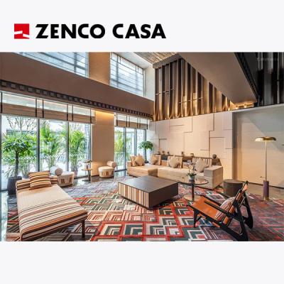 Hotel Leisure Furniture Sets Including Lounge Chairs , Benches , Coffee Tables , Sofas