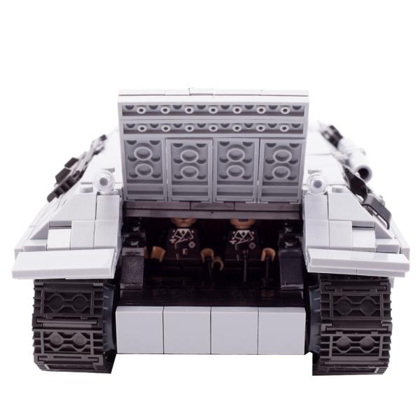 WW2 military swat German soldier mini figure simulation V12 engine panther tank Building Block