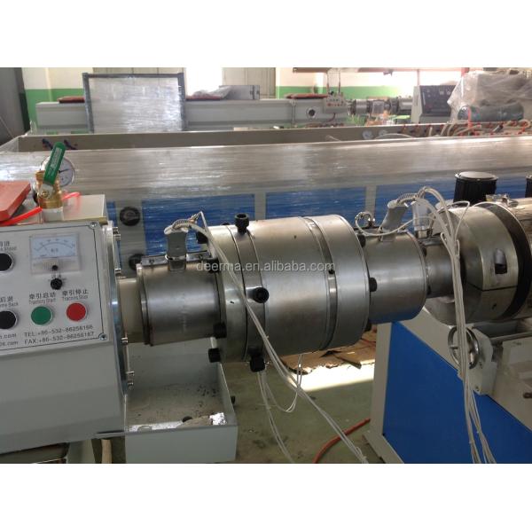 High Productivity PVC Pipe Machine 80kw / 60kw PVC Twin Screw Extruder