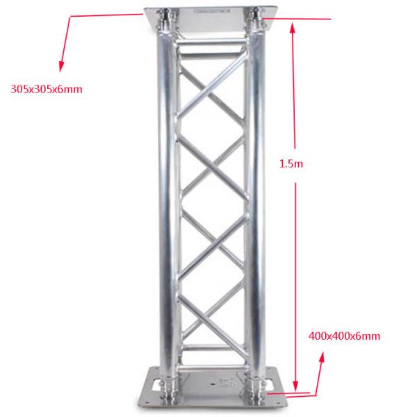 Manufacturer Price Aluminum Portable Truss Bolt Tube Exhibition Truss