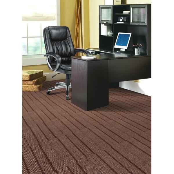 Multi level loop Nylon striped office carpet tile, nylon carpet tiles