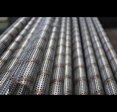 Custom Length Perforated Round Tubing 201 304 Watter Filter Seamless 30mm- 80mm
