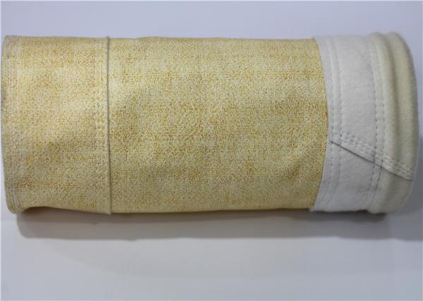Air Dust Collector Bags Multi Functional Oil Repellent Reasonable Structure Heat Setting Finish