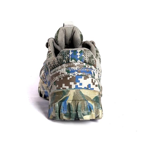 Shengjie Low-top Lace up Soft Sole Fabric Mesh Upper with Air Mesh Lining PU Combat Boots Outsole Outdoor Shoes