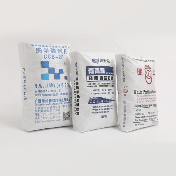 25kg 50kg Eco Friendly Woven Empty Bag Of Cement Plastic Cement Bag