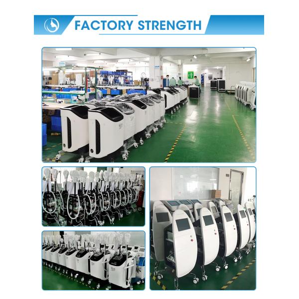 Máquina de tratamiento con láser de depilación comercial 1200w Máquina de depilación con láser de tres ondas