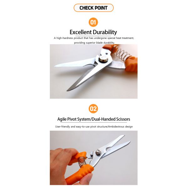 G8 Multifunctional Hardware Scissors Sk5 High Carbon Steel