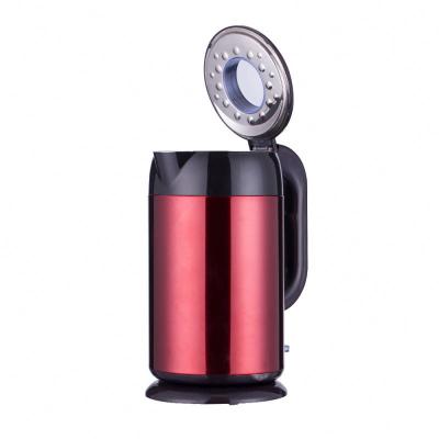 Chaleira elétrica cortada automática da parede elétrica sem corda do dobro da chaleira 1.8L 2000w