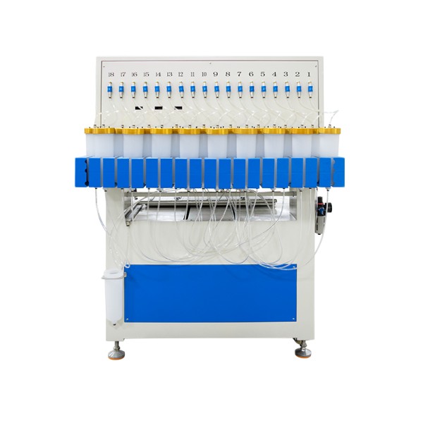 18 Colors Enlarged Version PVC Keychain Dispensing Machine Silicone Label Machine for Making Bar Mat