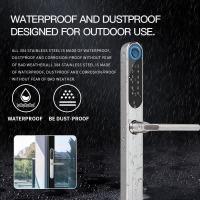 TT Smart Wifi スリムロングハンドル木製ドア用ロック ドア厚さ30-75MM 簡単設置