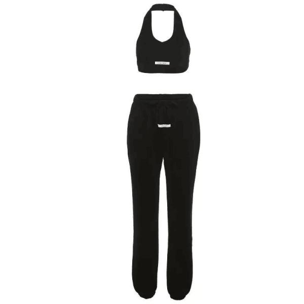                  Summer Custom Logo Tank Crop Top with Shorts Jogger Set Tracksuit Two Piece Set for Women Clothing             