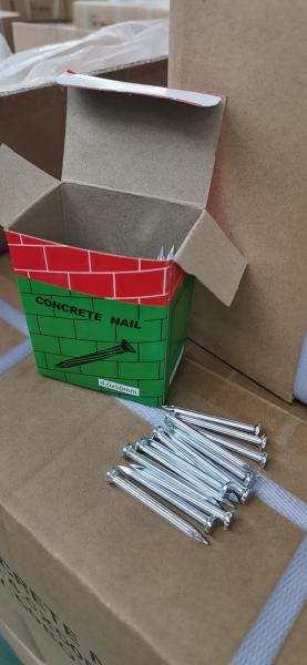 High Carbon 45 /55 Steel Building Steel Concrete Nails For 3/4 6 Inch Construction