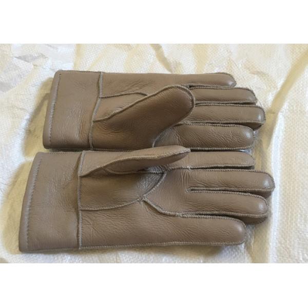 Кожа перчаток овчины Австралии людей самым теплым выровнянная мехом мягкая для Виндпрооф