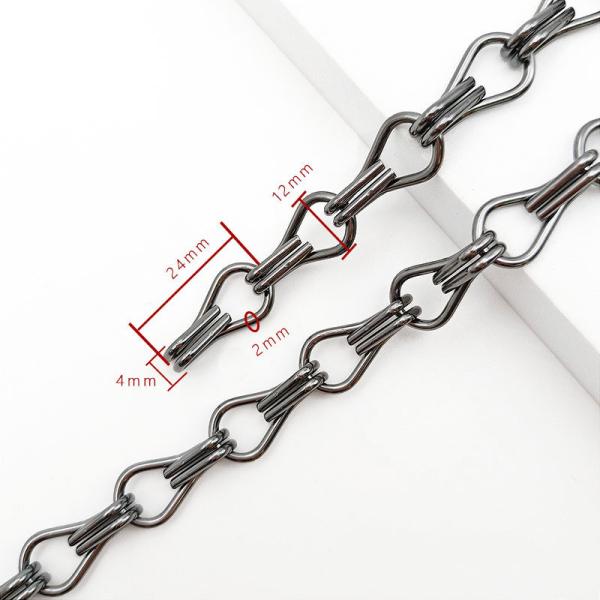 Durable Aluminium Chain Fly Screen For Ventilation Metal Chain Fly Pest Insect Door Screen Curtain