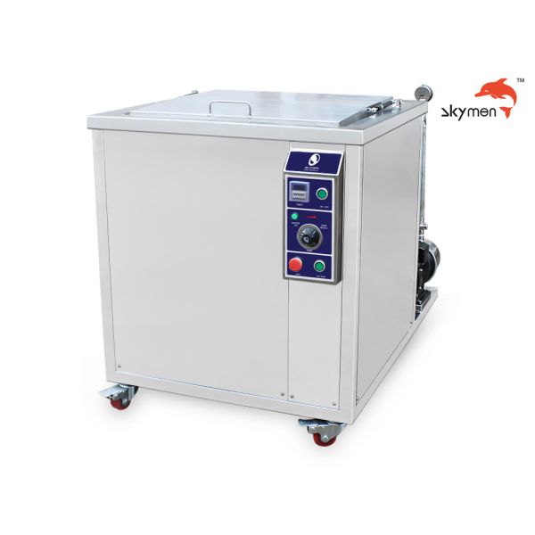 Skymen Industrial Ultrasonic Cleaner with 3000W Heating Power 28kHz/40kHz Frequency and PLC Control for Auto Parts