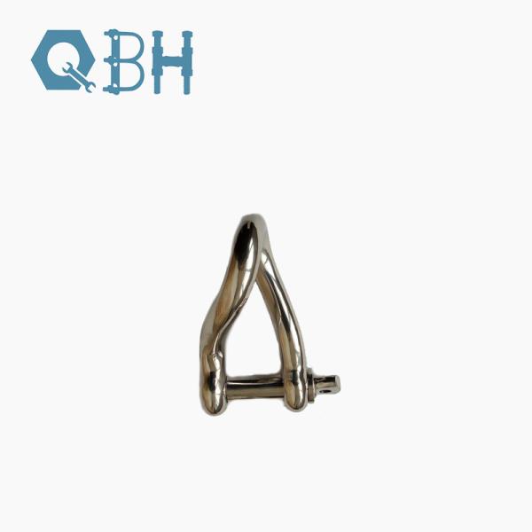 Marine Twisted Long D Shackle Forged 316 Stainless Steel