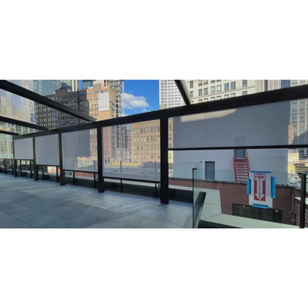 Ombrage étanche à l'eau extérieur Pergola en aluminium électrique bioclimatique avec volets rétractables