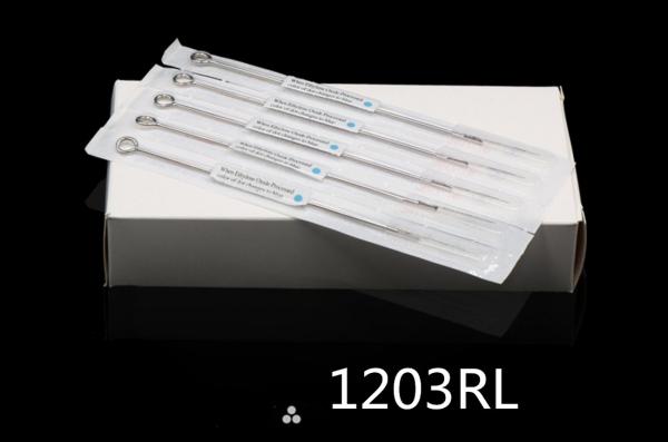 1203RL Round Liner Premium Sterile Tattoo Needles With Sterilization Indicator