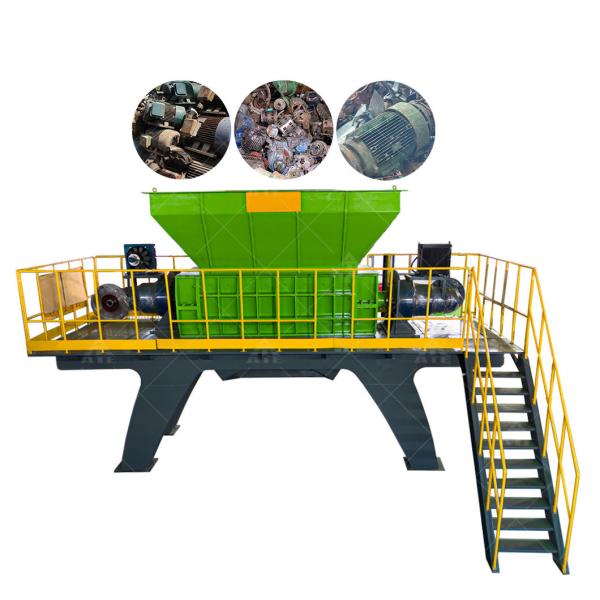 Waste Car Shell Shredder Double Shaft Metal Shredder CE ISO TUV Approval
