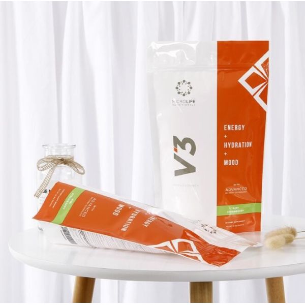  1kg Biodegradable Packaging Bags For Whey Protein Powder
