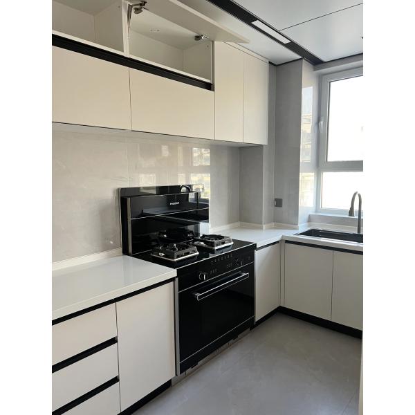 Modern Kitchen Cabinet with Plywood Doors for Residences