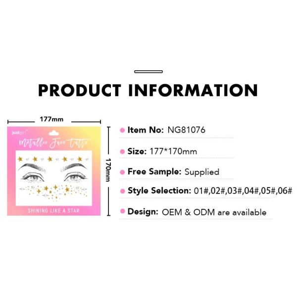 Customization Removable Tattoo Stickers Body Tattoo Sticker For Children