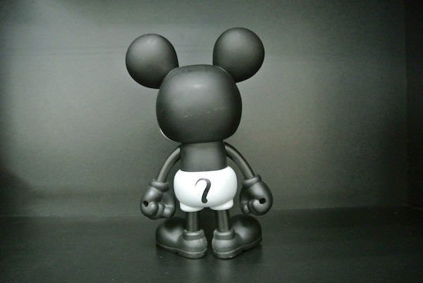 Black Color Mickey Mouse Figures , Collectible Vinyl Figures For Kids